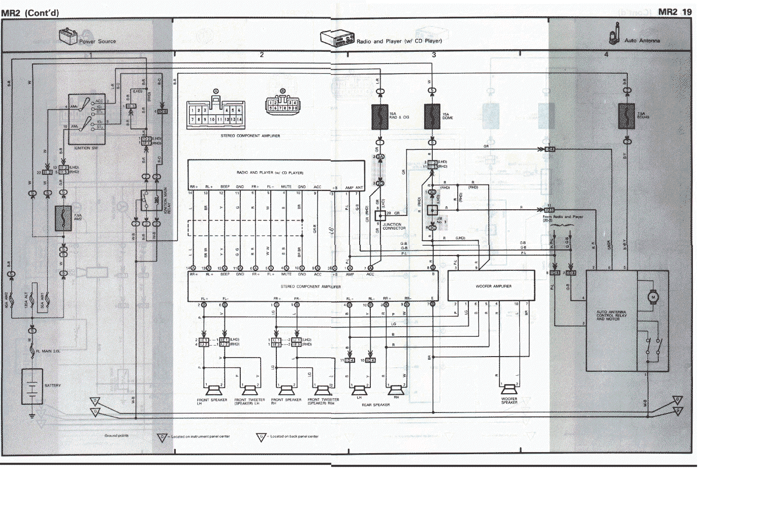 toyota mr2 electrical wiring diagram #2