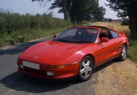 The MR2 in its natural environment - Twisty country roads!